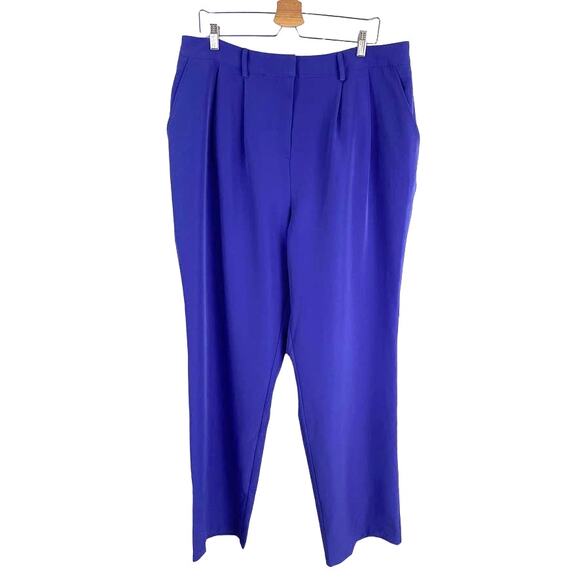 NWOT Fashion to Figure Purple Trousers Plus Size 1X - Picture 2 of 8